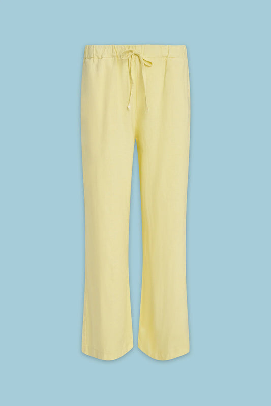 Light Yellow Linen Pants