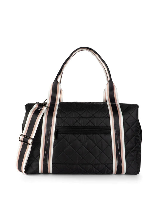 Black Quilted Tote
