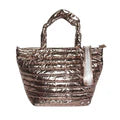 Gold Puffer Tote