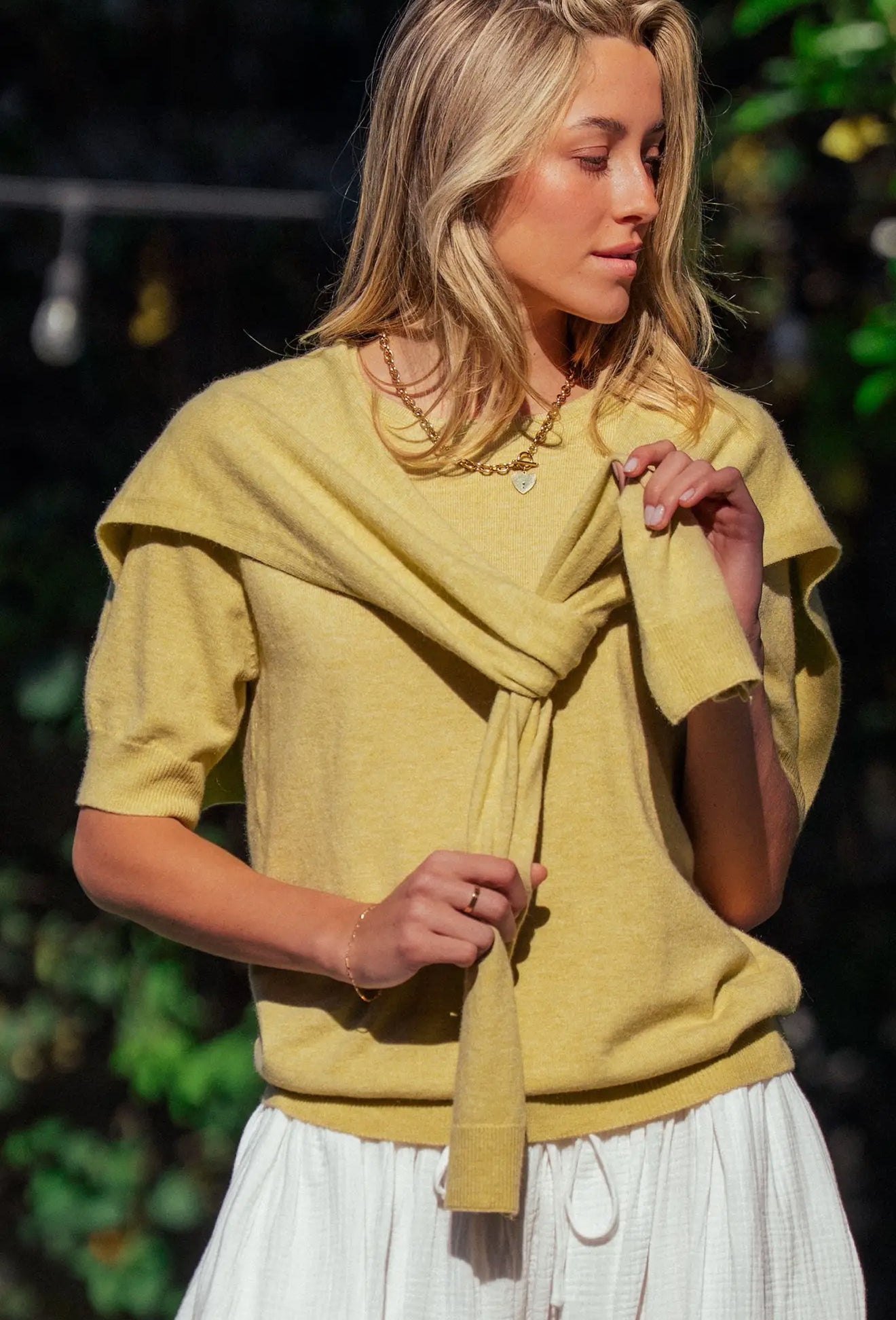 Tie Front Sweater