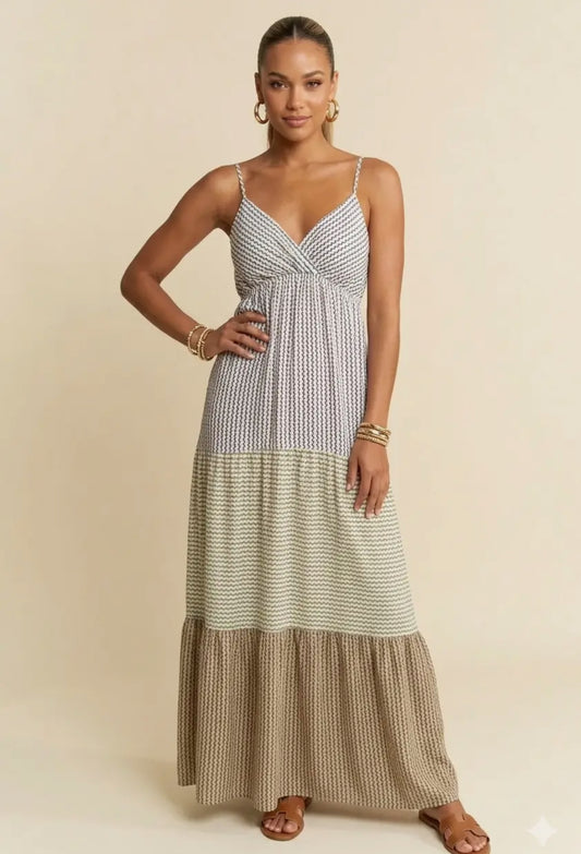Zig Zag Maxi Dress