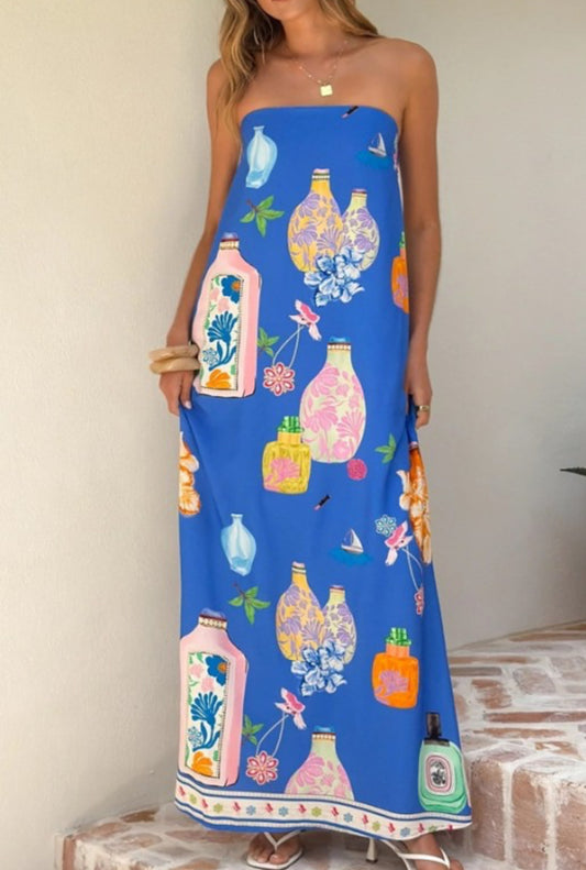 Madeline Strapless Maxi Dress