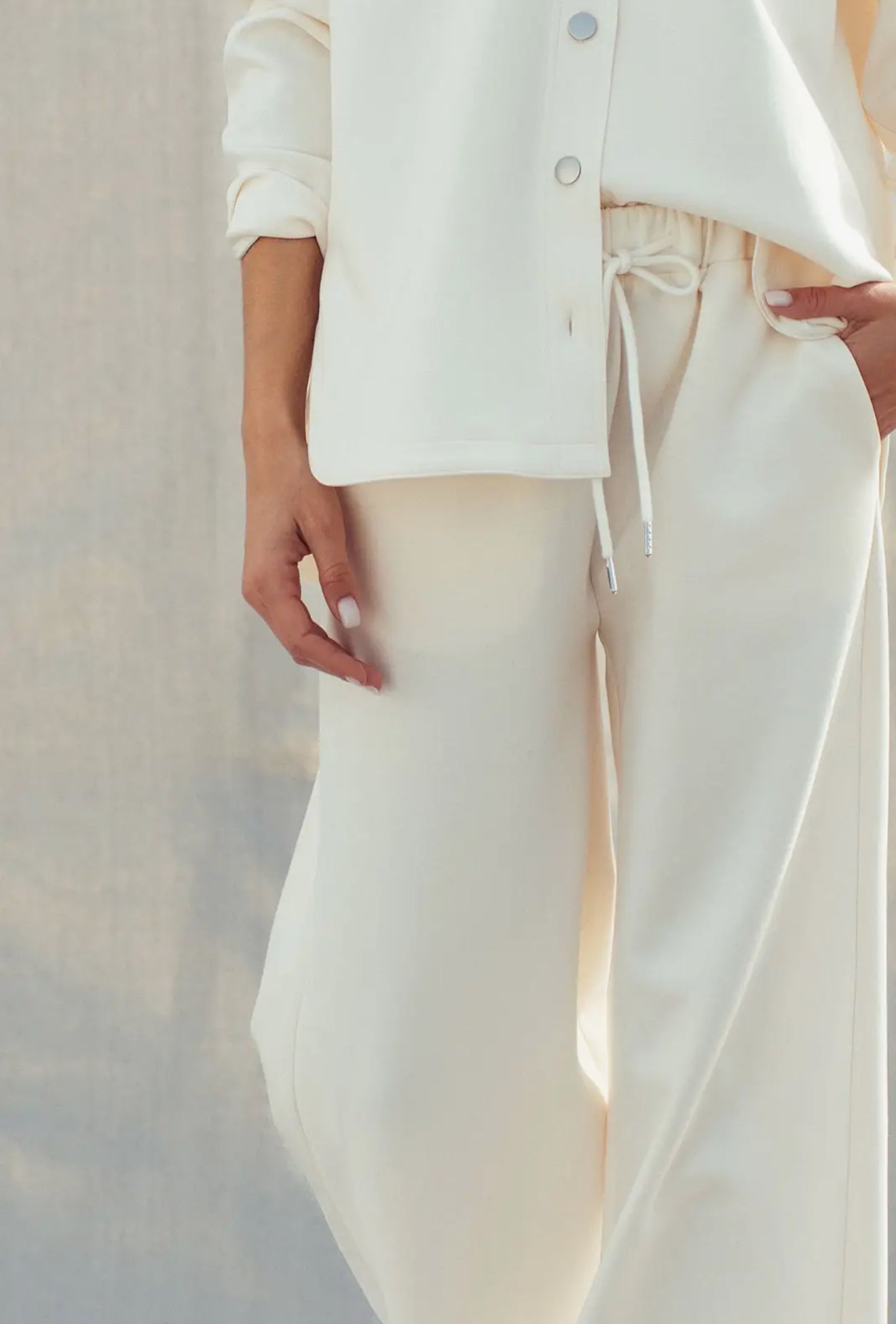 Lux White Lounge Pants
