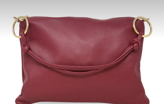 Burgandy Italian Leather Bag