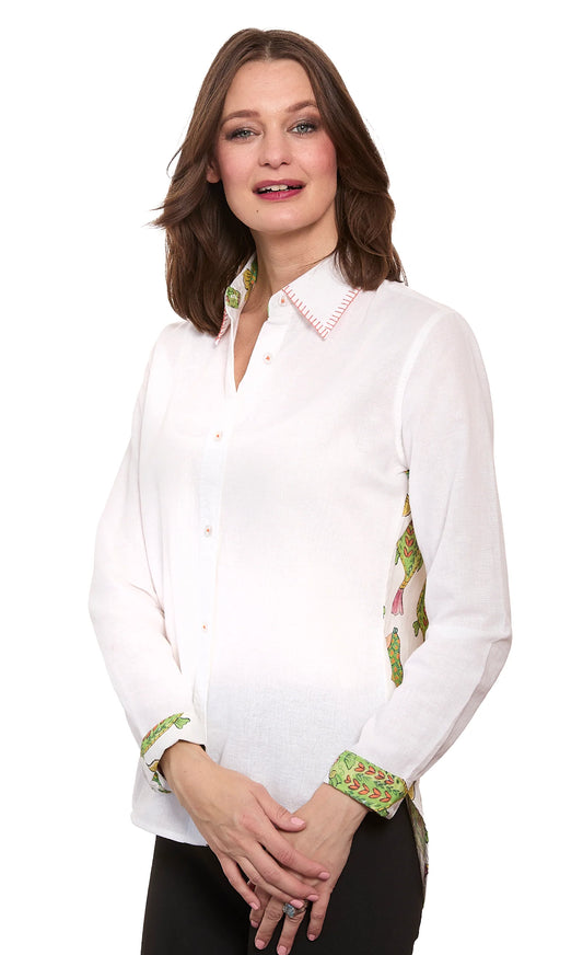 Linen Fish Blouse
