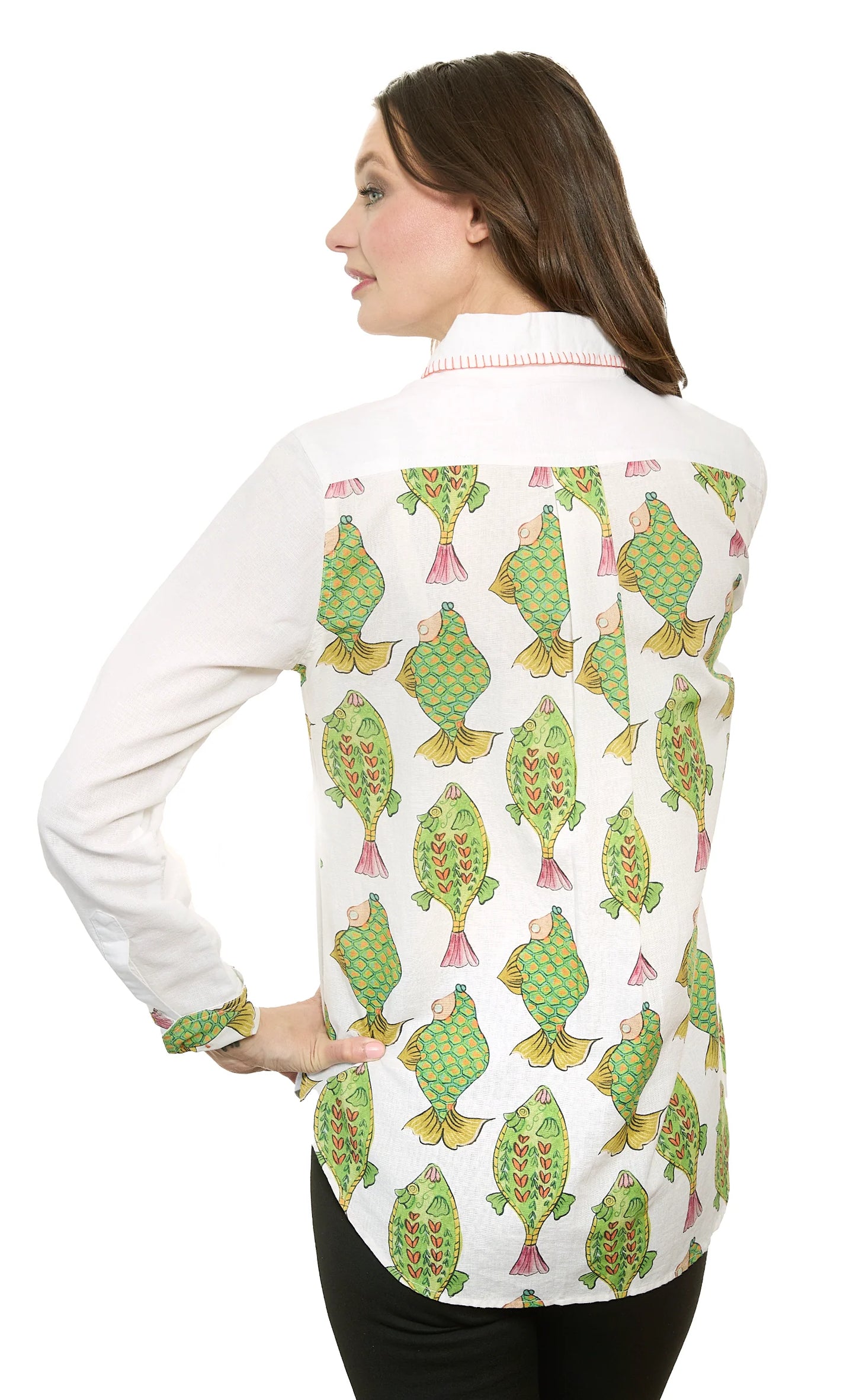 Linen Fish Blouse